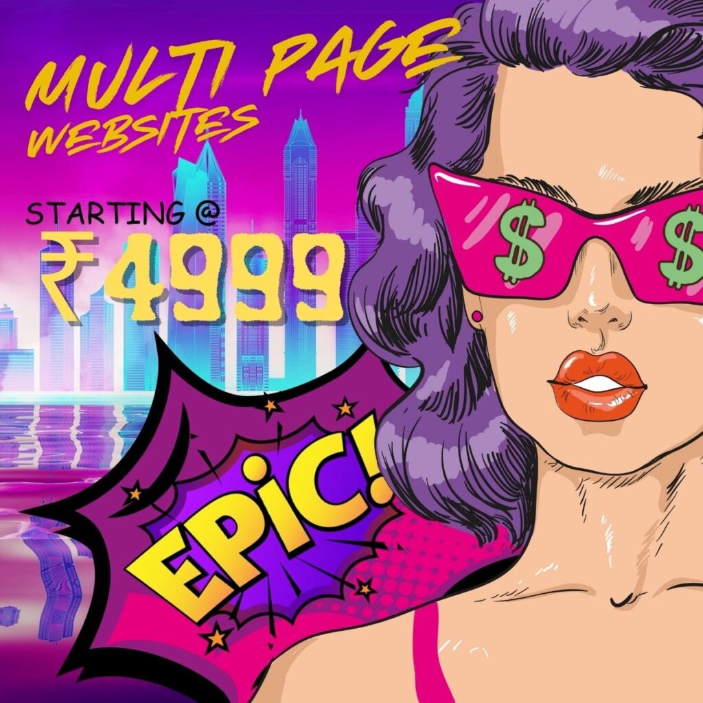 multi page website banner